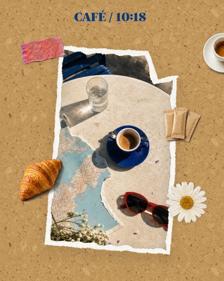 Café scrapbook carousel, slide 1 of 3