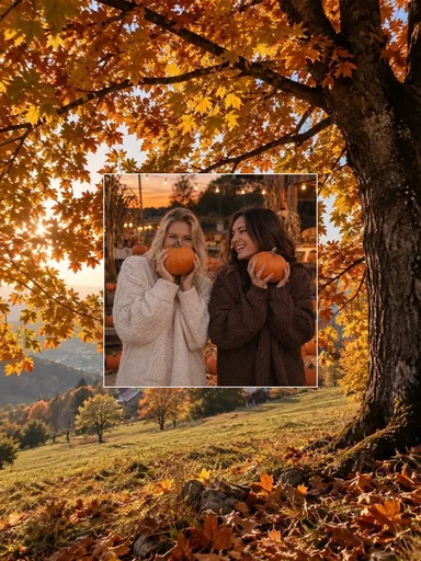 Autumn Outtakes template cover