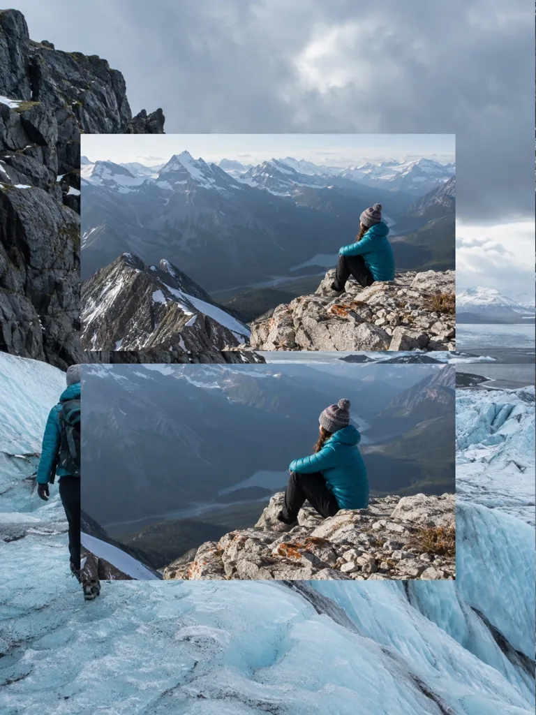 Glacier Journal template, slide 3 of 6