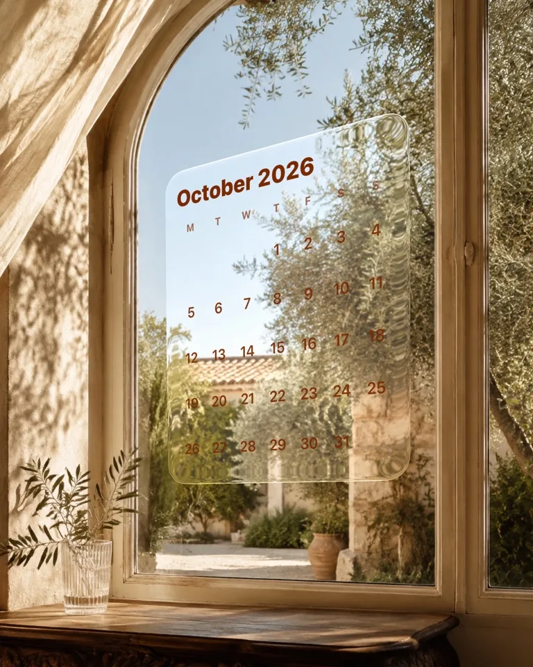 Orchard Calendar template
