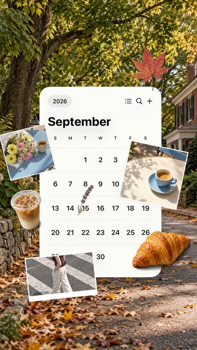 September Stories template cover
