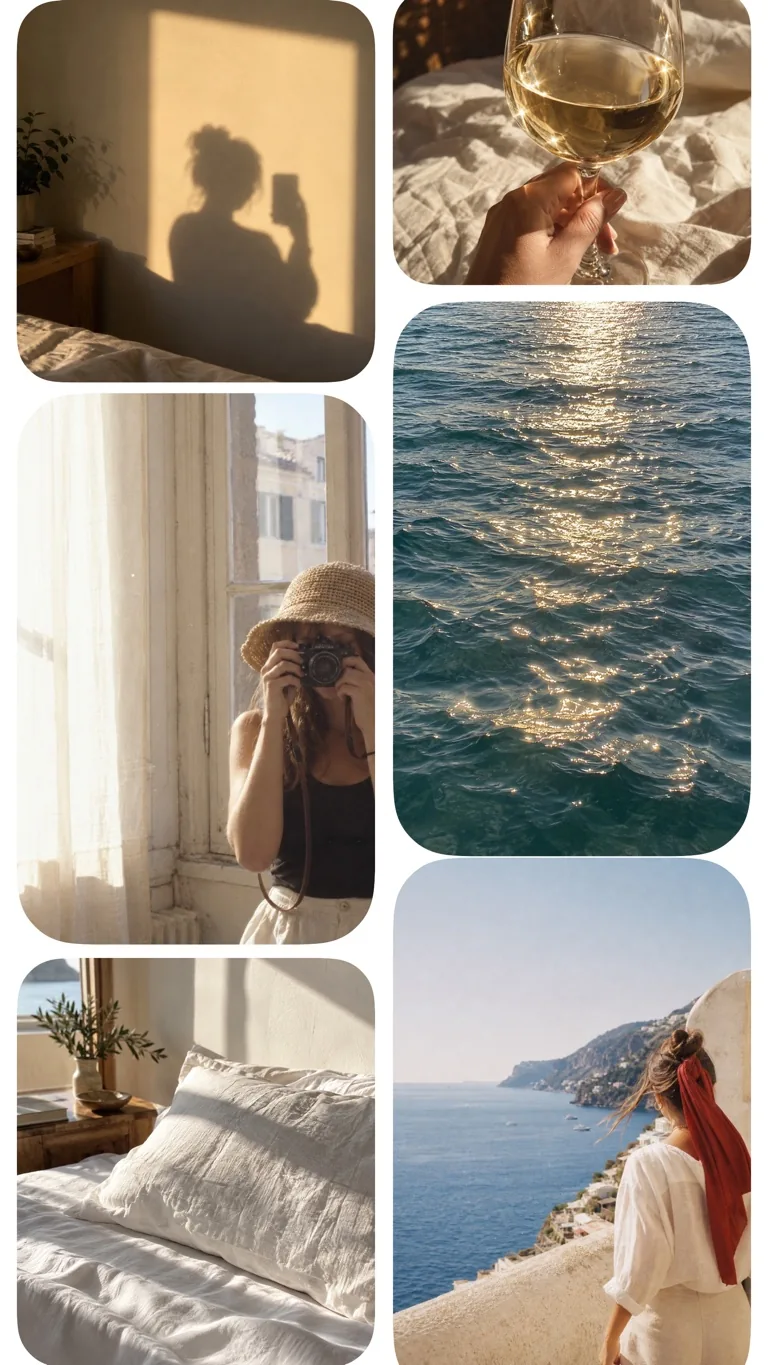 Slow Summer Grid template