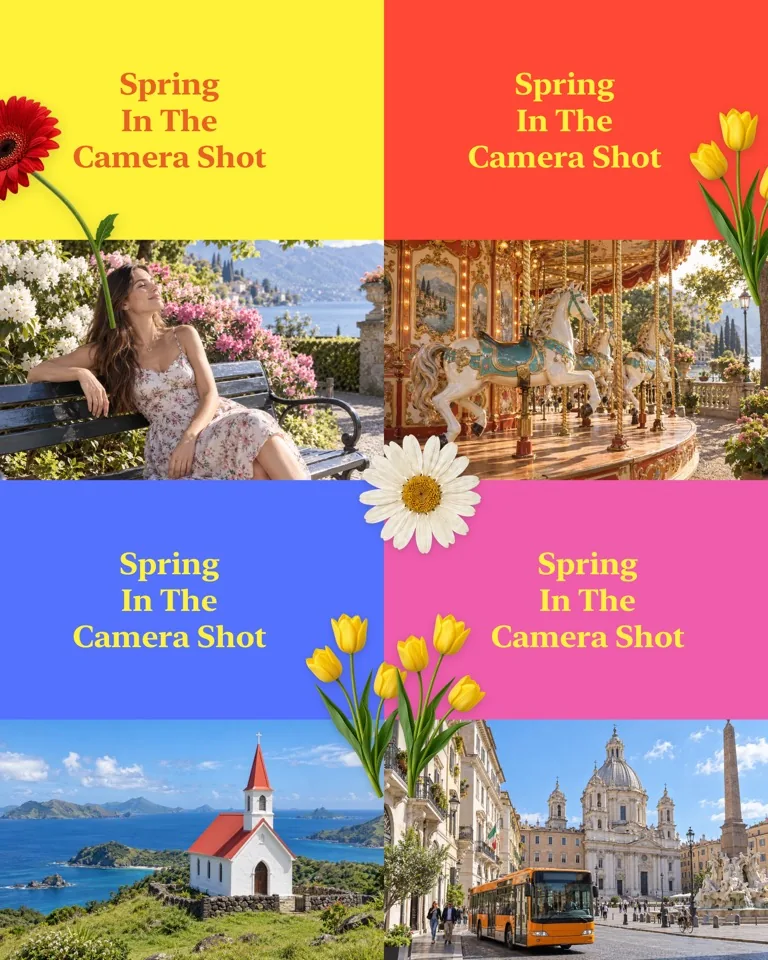 Spring in Frame template