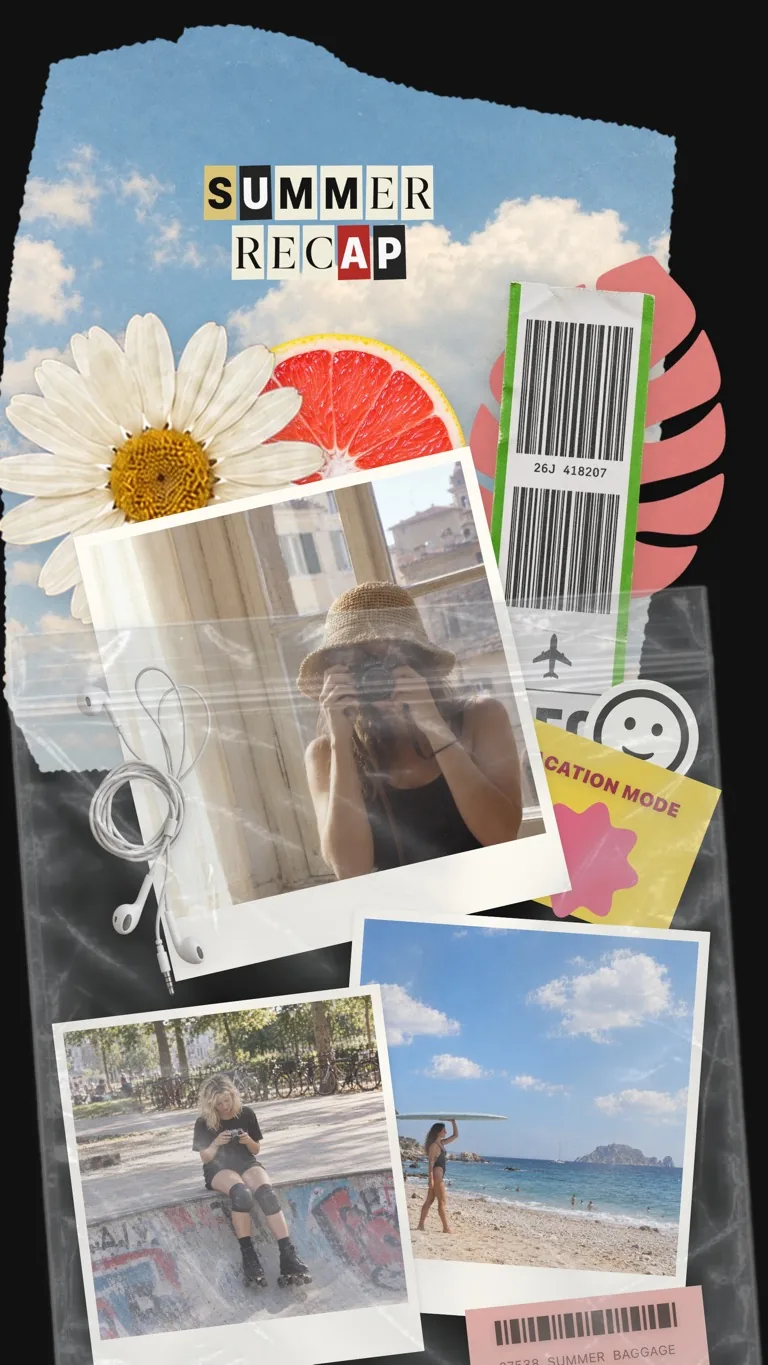 Summer Keepsakes template